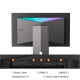 KOORUI 27 QHD OLED 240Hz 0.03ms 16:9 HDMI DP HDR PIVOT SWIVEL