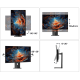 KOORUI 27 QHD OLED 240Hz 0.03ms 16:9 HDMI DP HDR PIVOT SWIVEL