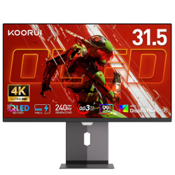 KOORUI 32 4K UHD 240Hz OLED 0.03ms 16:9 HDMI DP USB-C PIVOT SWIVEL