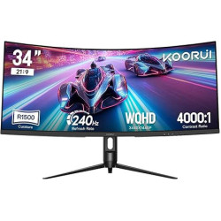 KOORUI 34 UWQHD 240Hz VA 1ms 21:9 HDMI DP FREESYNC