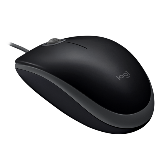 LOGITECH WIRED OPTICAL BLACK 