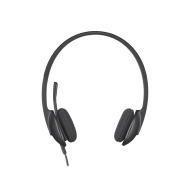 LOGITECH HEADSET WIRED USB-A MIC 