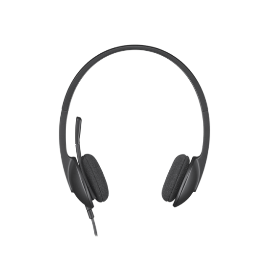 LOGITECH HEADSET WIRED USB-A MIC 