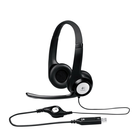 LOGITECH HEADSET WIRED USB MIC 