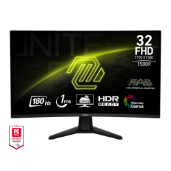 MSI 31.5 FHD 180Hz VA 1ms 16:9 HDMI DP HDR CURVED