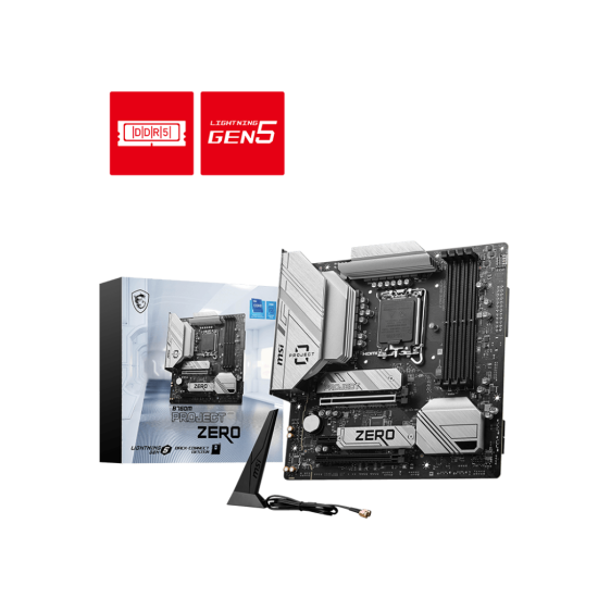 MSI B760 4xDDR5  4xSATA3  RAID HDMI DP           2xM2 GLAN        2xPCIEx16 1xPCIEx1 WiFi