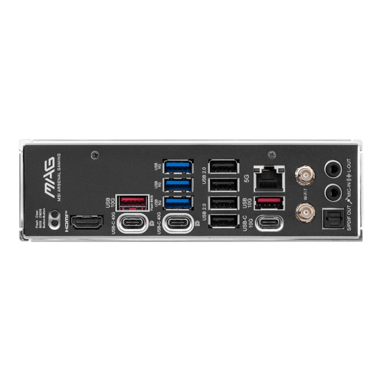 MSI X870 4xDDR5  4xSATA3  RAID HDMI                 4xM2 GLAN        3xPCIEx16                 WiFi