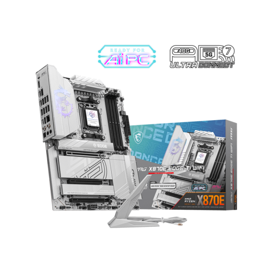 MSI X870 4xDDR5  4xSATA3  RAID HDMI                 4xM2 GLAN        3xPCIEx16                 WiFi