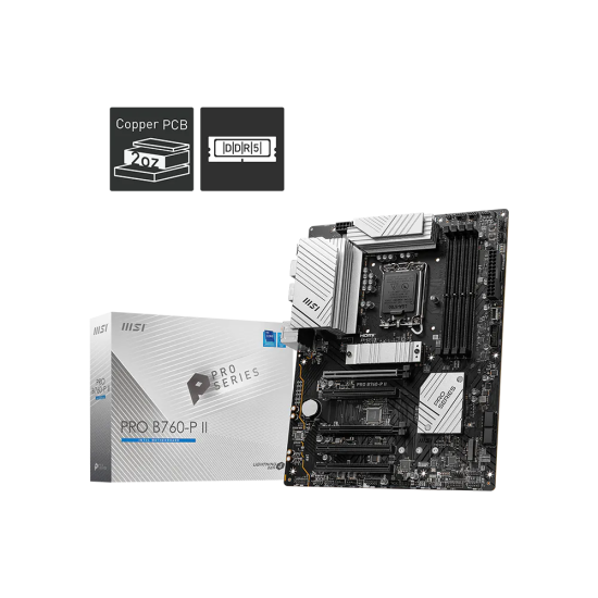 MSI B760 4xDDR5  4xSATA3 RAID HDMI DP           2xM2 1XGLAN     5xPCIEx16