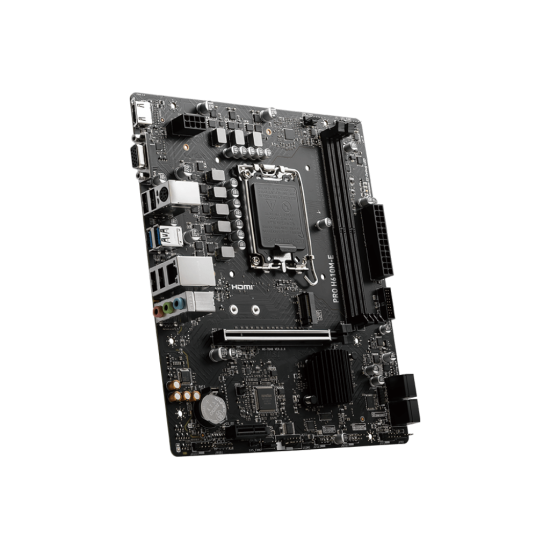 MSI H610 2xDDR5  4xSATA3           HDMI        VGA 1xM2 GLAN        1xPCIEx16 1xPCIEx1