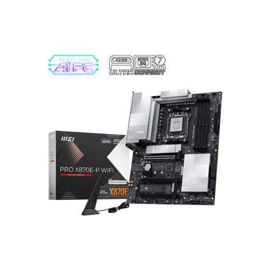 MSI X870 4xDDR5  4xSATA3  RAID HDMI                 3xM2 GLAN        3xPCIEx16                 WiFi