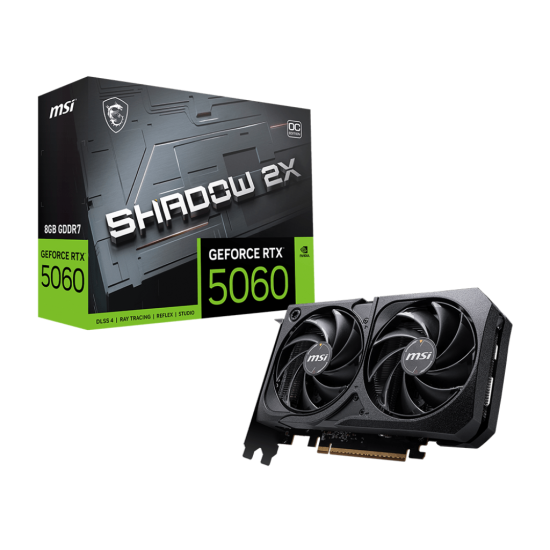 MSI NVIDIA RTX5060 HDMI DP 128B 8GB ACTIVE