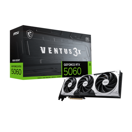 MSI NVIDIA RTX5060 HDMI DP 128B 8GB ACTIVE