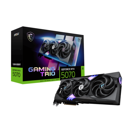 MSI NVIDIA RTX5070 HDMI DP 192B 12GB ACTIVE