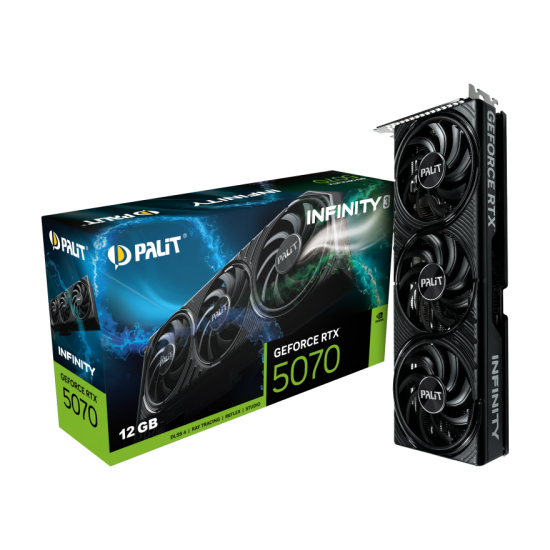 PALIT NVIDIA RTX5070 HDMI DP 192B 12GB ACTIVE