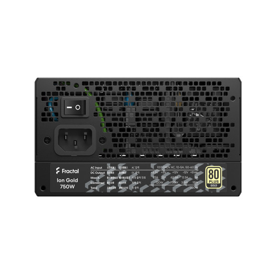 PSU FRACTAL DESIGN ION 3 GOLD 750 BLACK