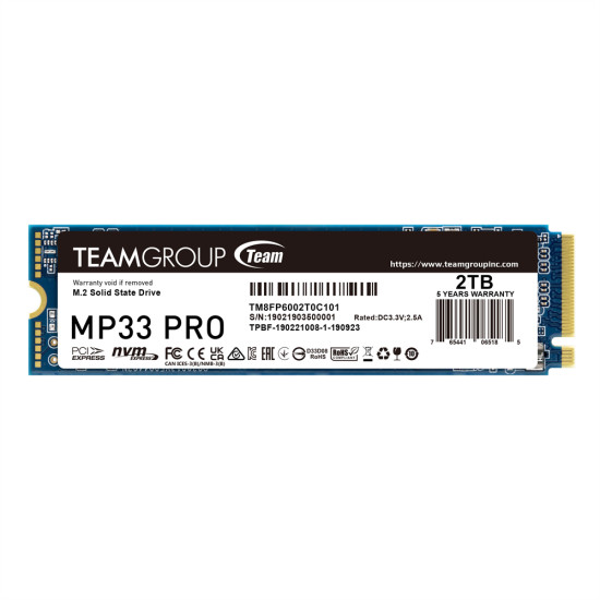 TEAM_GROUP SSD 2TB INT M2_PCI-E_GEN3 2280 NVMe 