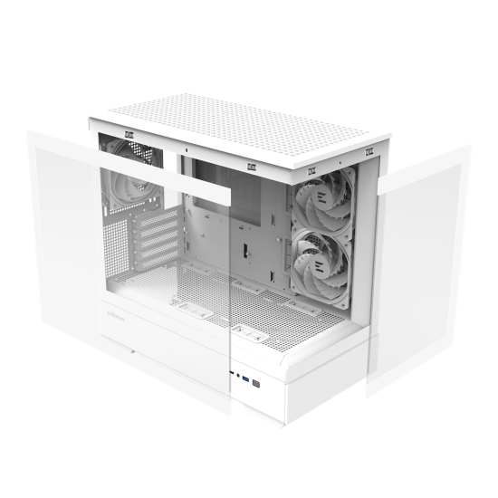 ZALMAN CASE MICRO_ATX MINI_TOWER WHITE