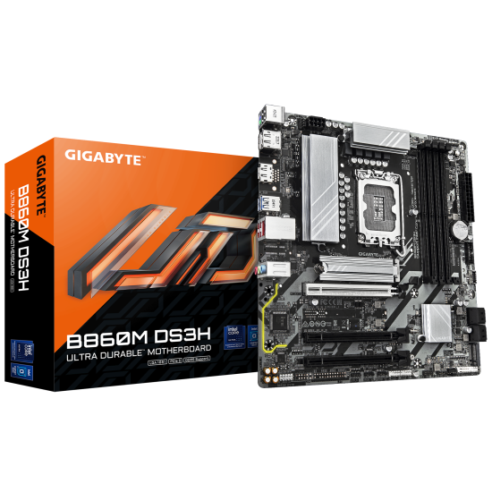 Дънна платка GIGABYTE B860M DS3H, LGA 1851 Дънна платка GIGABYTE B860M DS3H, LGA 1851