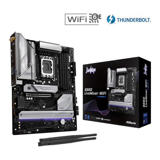 Motherboard ASRock B860 LiveMixer WIFI 6E, LGA 1851 Motherboard ASRock B860 LiveMixer WIFI 6E, LGA 1851