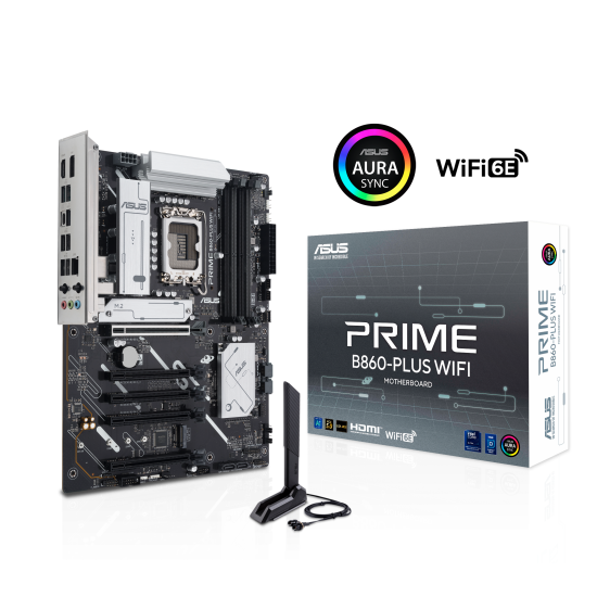 Дънна платка ASUS PRIME B860-PLUS WIFI DDR5 Дънна платка ASUS PRIME B860-PLUS WIFI DDR5