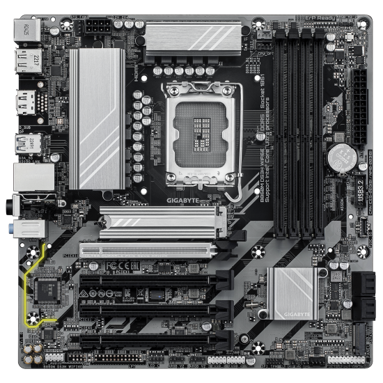 Дънна платка GIGABYTE B860M DS3H WIFI 6E, LGA 1851 Дънна платка GIGABYTE B860M DS3H WIFI 6E, LGA 1851
