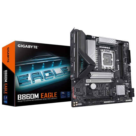 Дънна платка GIGABYTE B860M EAGLE, LGA 1851 Дънна платка GIGABYTE B860M EAGLE, LGA 1851