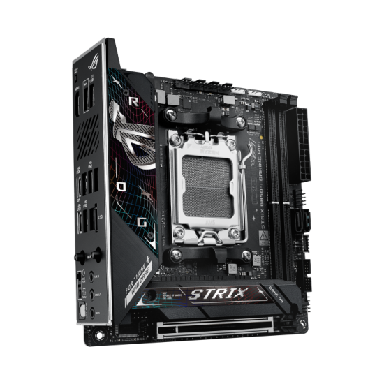 Дънна платка ASUS ROG STRIX B850-I GAMING WIFI 7 Mini-ITX, socket AM5 Дънна платка ASUS ROG STRIX B850-I GAMING WIFI 7 Mini-ITX, socket AM5