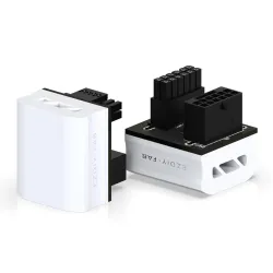 EZDIY-FAB 12VHPWR 600W GPU Power Adapter - STD 180° White EZDIY-FAB 12VHPWR 600W GPU Power Adapter - STD 180° White