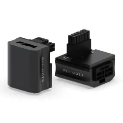 EZDIY-FAB 12VHPWR 600W GPU Power Adapter - RVS 90° Black EZDIY-FAB 12VHPWR 600W GPU Power Adapter - RVS 90° Black