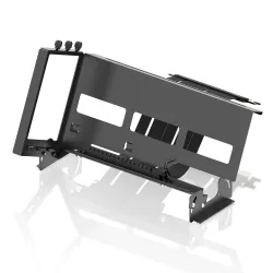 EZDIY-FAB Vertical PCIe 4.0 GPU Mount Bracket Graphic Card Holder 45° Riser Cable - Black EZDIY-FAB Vertical PCIe 4.0 GPU Mount Bracket Graphic Card Holder 45° Riser Cable - Black