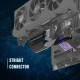 EZDIY-FAB High Speed Riser Cable PCIe x16 4.0 Port GPU Extension Card-Straight Connector 200mm EZDIY-FAB High Speed Riser Cable PCIe x16 4.0 Port GPU Extension Card-Straight Connector 200mm