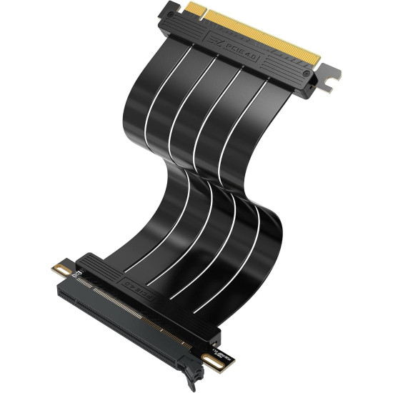 EZDIY-FAB High Speed Riser Cable PCIe x16 4.0 Port GPU Extension Card-Straight Connector 200mm EZDIY-FAB High Speed Riser Cable PCIe x16 4.0 Port GPU Extension Card-Straight Connector 200mm