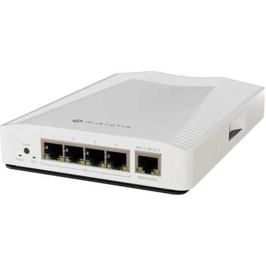 Суич MikroTik -CRS304-4XG-IN, 1 x Gigabit Ethernet ports, 4 x 10G, PoE in:802.3af/at Суич MikroTik -CRS304-4XG-IN, 1 x Gigabit Ethernet ports, 4 x 10G, PoE in:802.3af/at