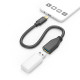 HAMA Адаптер OTG USB-C мъжко - USB-A женско, 0.15m, черен HAMA Адаптер OTG USB-C мъжко - USB-A женско, 0.15m, черен
