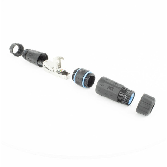 ACT Network Connector, Outdoor, CAT-6A, 1 Gbit/s ACT Network Connector, Outdoor, CAT-6A, 1 Gbit/s