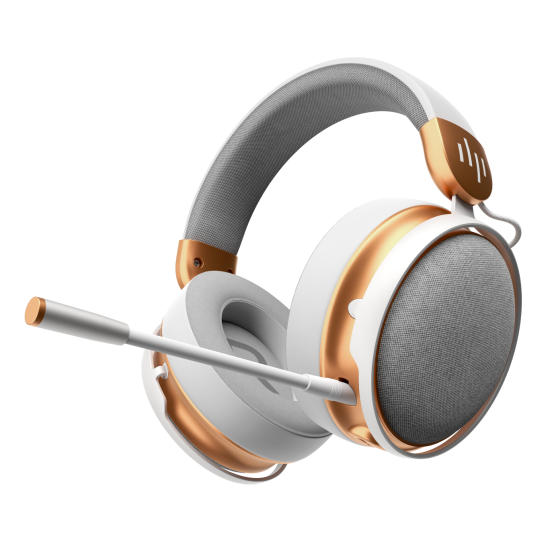 Gaming Wireless Headphones Dark Project Sono Wireless - White/Gold Gaming Wireless Headphones Dark Project Sono Wireless - White/Gold