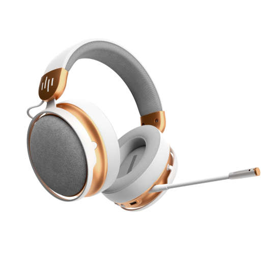 Gaming Wireless Headphones Dark Project Sono Wireless - White/Gold Gaming Wireless Headphones Dark Project Sono Wireless - White/Gold