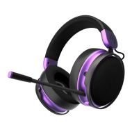 Геймърски безжични слушалки Dark Project Sono Wireless - Black/Violet
