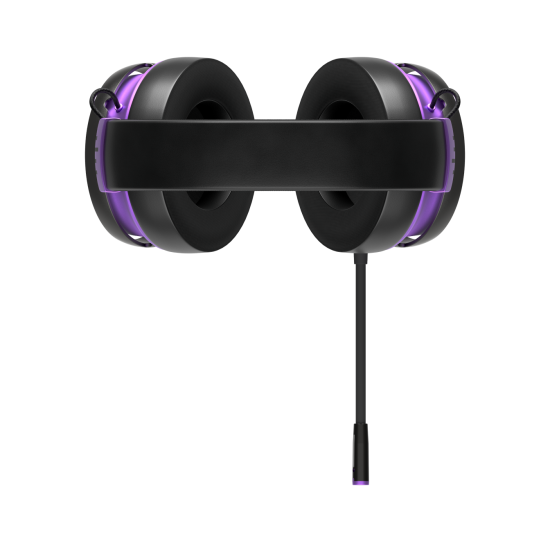 Геймърски безжични слушалки Dark Project Sono Wireless - Black/Violet