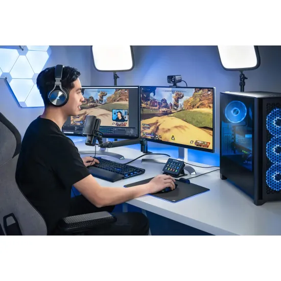Стойка за микрофон Elgato Wave Mic Arm LP - Черно Стойка за микрофон Elgato Wave Mic Arm LP - Черно