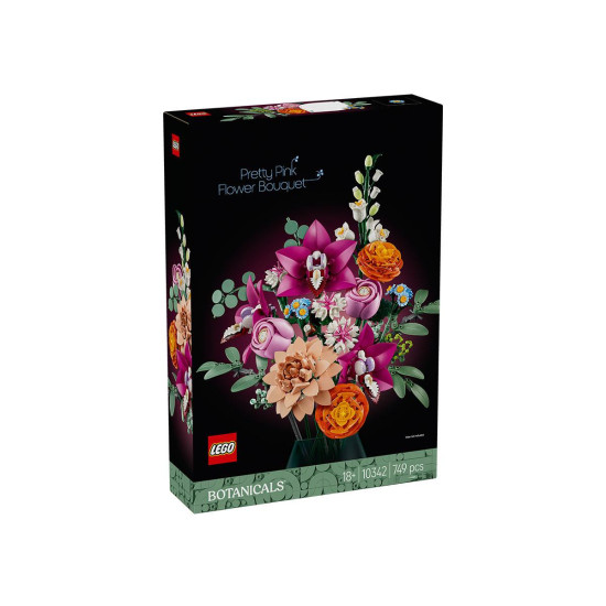 LEGO Botanicals - Beautiful Pink Flower Bouquet , 10342 LEGO Botanicals - Beautiful Pink Flower Bouquet , 10342