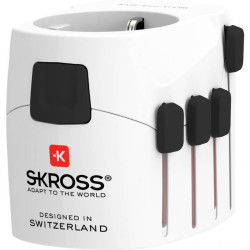 Адаптер SKROSS 500272, EU към Siss+Italy+Brazil Адаптер SKROSS 500272, EU към Siss+Italy+Brazil