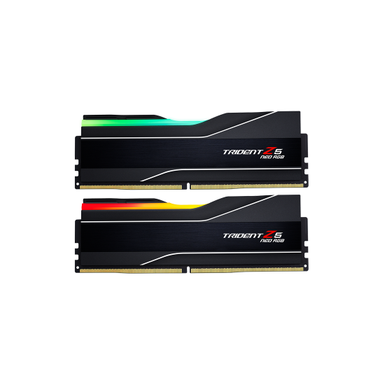 Памет G.SKILL Trident Z5 Neo RGB 32GB(2x16GB) DDR5 6400MHz F5-6400J3039G16GX2-TZ5NR - AMD EXPO Памет G.SKILL Trident Z5 Neo RGB 32GB(2x16GB) DDR5 6400MHz F5-6400J3039G16GX2-TZ5NR - AMD EXPO
