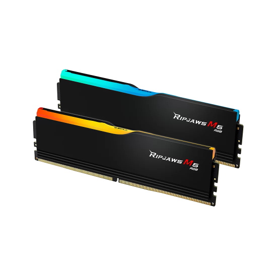 Памет G.SKILL Ripjaws M5 RGB Black 64GB(2x32GB) DDR5-6000 - Intel XMP Памет G.SKILL Ripjaws M5 RGB Black 64GB(2x32GB) DDR5-6000 - Intel XMP