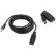 VCom Кабел удължение USB 3.0 AM / AF Active Extension Cable 5M Black - CU827A-5.0m VCom Кабел удължение USB 3.0 AM / AF Active Extension Cable 5M Black - CU827A-5.0m
