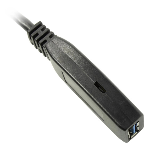 VCom Кабел удължение USB 3.0 AM / AF Active Extension Cable 5M Black - CU827A-5.0m VCom Кабел удължение USB 3.0 AM / AF Active Extension Cable 5M Black - CU827A-5.0m