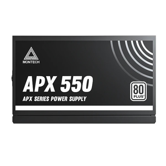 Montech захранване PSU 550W - APX - 80 Plus White Montech захранване PSU 550W - APX - 80 Plus White