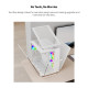 Montech кутия KING 65 Pro, Dual Chamber Mid-tower Case, 3 ARGB Fans, White Montech кутия KING 65 Pro, Dual Chamber Mid-tower Case, 3 ARGB Fans, White