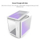 Montech кутия KING 65 Pro, Dual Chamber Mid-tower Case, 3 ARGB Fans, White Montech кутия KING 65 Pro, Dual Chamber Mid-tower Case, 3 ARGB Fans, White